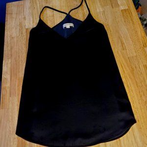 LOFT Black Velvet Tank/Blouse, Size S, NWE (never worn, no tags)